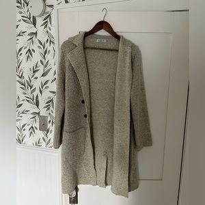 Magnolia Boutique Knit Cardigan - Heathered Grey